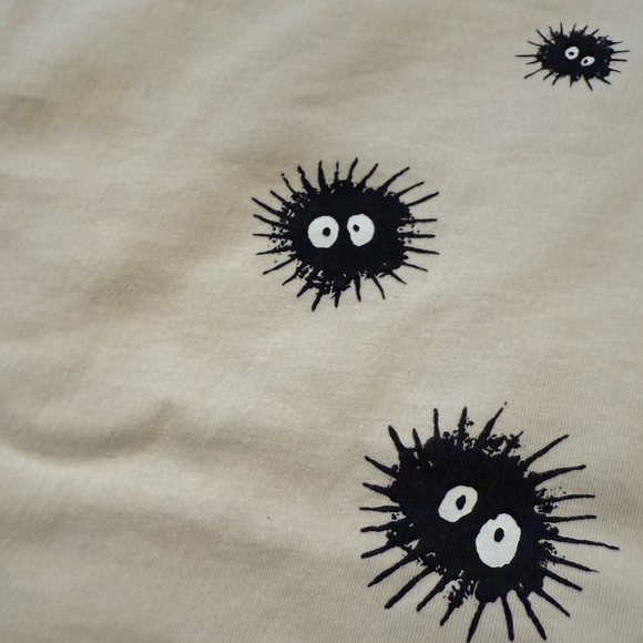 Loewe totoro Cream and Black Graphic T-Shirt - Picture 4 of 8